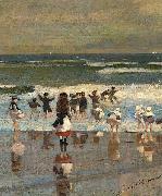 Winslow Homer Escena de playa oil painting artist